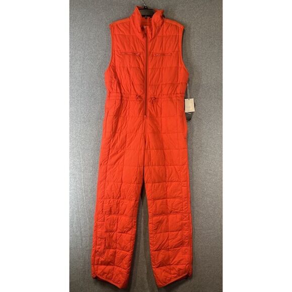 Free People Pants - Free People Movement Pippa Packable Puffer Suit Size Large Cherry Red $348